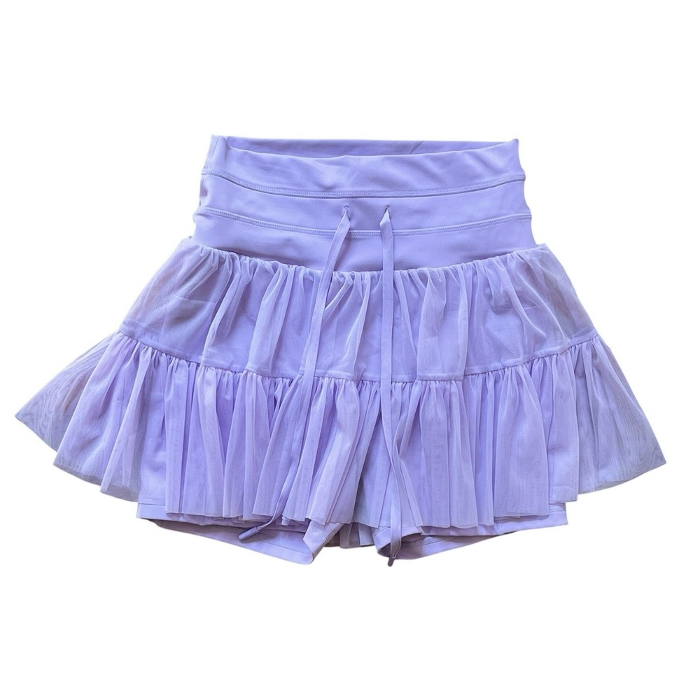 POPFLEX Pirouette Skort Mini Skirt Digital Lavender Taylor Swift Size Small
